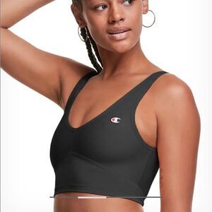 Champion RIBBED CROPPED TANK TOP Size Small NWOT